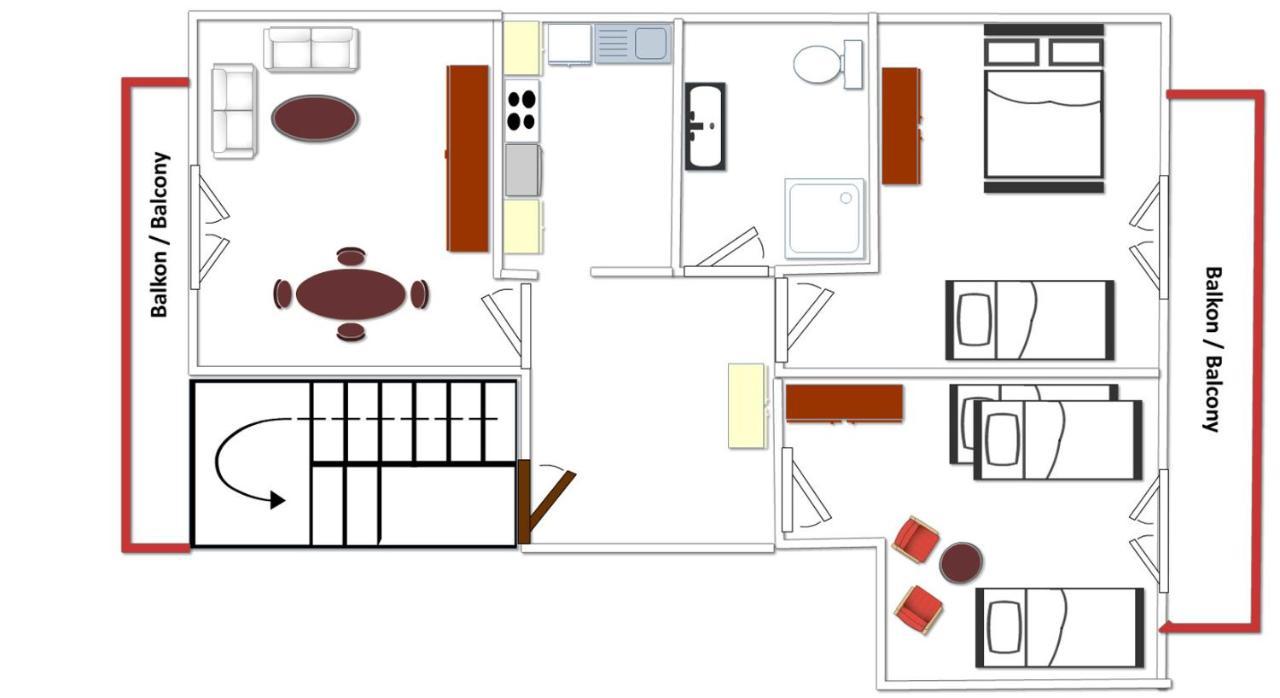 Ferienwohnung Laserer Gosau Exteriér fotografie